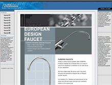 Tablet Screenshot of faucets.purepro.net